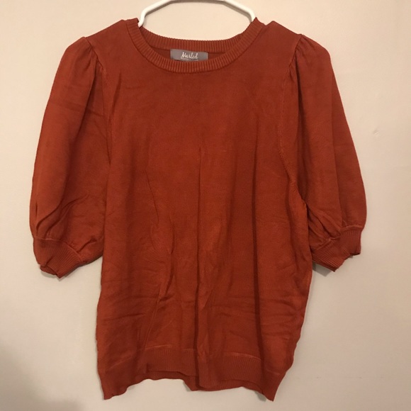 Marled Sweaters - MARLED DARK ORANGE SWEATER